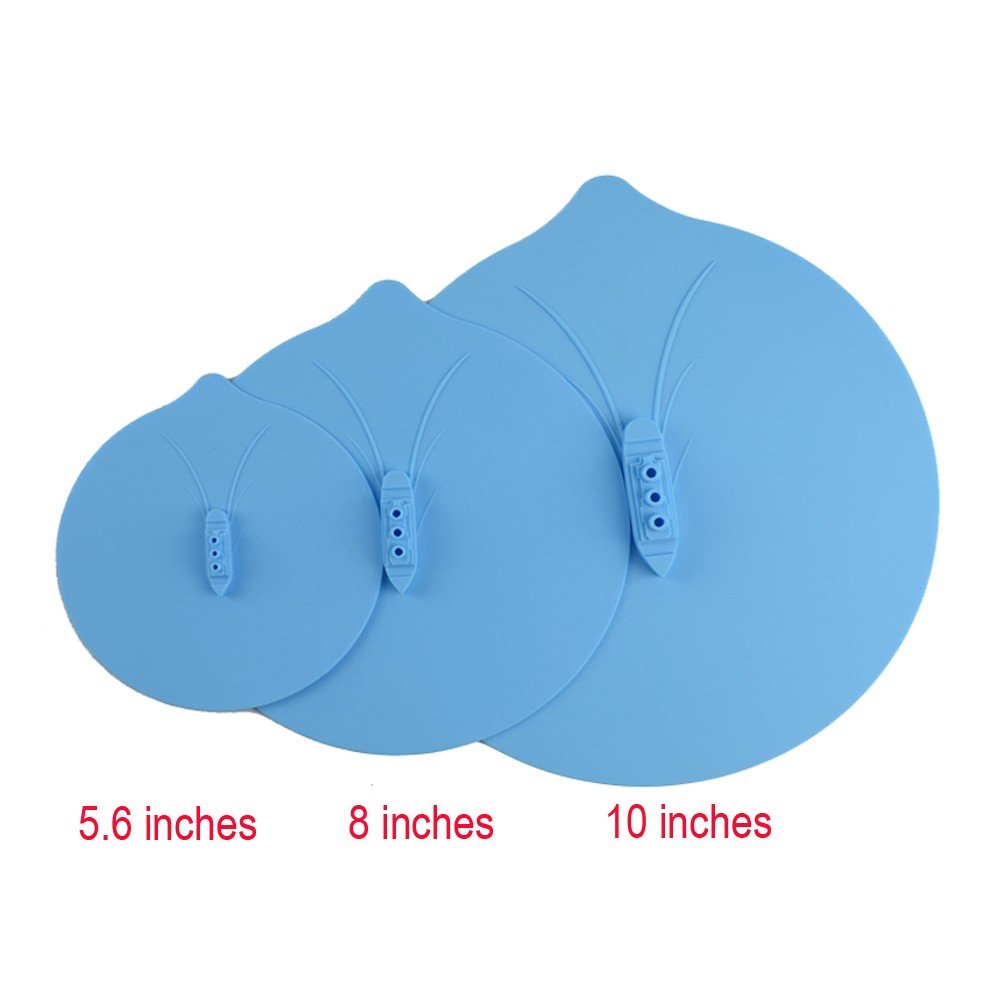 Conjunto De 3 Peças De Tampa De Silicone WALFOS  , Tampa De Recipiente à Vapor Para Panela De Pressã - 2