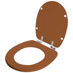 Assento Sanitário Soft Close Village Caramelo para Vaso Deca - 2