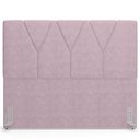 Ver imagem 5 de Cabeceira Cama Box Queen 160 cm Aurora W01 Suede Rosê - Lyam Decor