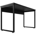 Ver imagem 2 de Mesa para Escritório e Home Office Industrial Soft F01 Preto Fosco - Lyam Decor