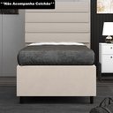 Ver imagem 4 de Base Para Cama Box Solteiro 88X188Cm Hit Suede Bege
