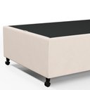 Ver imagem 2 de Base Para Cama Box Solteiro 88X188Cm Hit Suede Bege