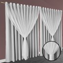 Ver imagem 2 de cortina blackout Miami para quarto sala 5,00 x 2,90 branco