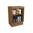 Ver imagem 2 de Balcão de Cozinha Vibra T623 C/ 1 Porta S/ Tampo 60cm Canela Lacca - Kappesberg