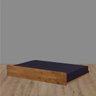 Cama Auxiliar 78 cm Bicama Madeira Maciça + Tapa Vista frontal Beliche - 1