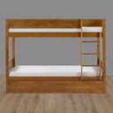 Ver imagem 4 de Cama Auxiliar 78 cm Bicama Madeira Maciça + Tapa Vista frontal Beliche