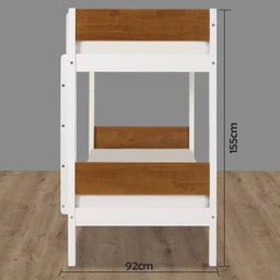 Beliche Branco Laca com Madeira Maciça Fit Color - 2
