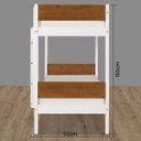 Ver imagem 2 de Beliche Branco Laca com Madeira Maciça Fit Color