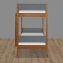 Ver imagem 3 de Beliche Madeira Maciça com Cinza Laca Fit Color