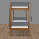 Ver imagem 4 de Beliche Madeira Maciça com Cinza Laca Fit Color