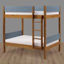 Ver imagem 1 de Beliche Madeira Maciça com Cinza Laca Fit Color