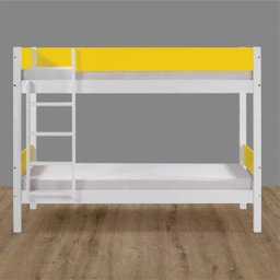 Beliche Branco Laca com Amarelo Fit Color - 2