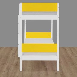 Beliche Branco Laca com Amarelo Fit Color - 3