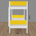 Ver imagem 4 de Beliche Branco Laca com Amarelo Fit Color