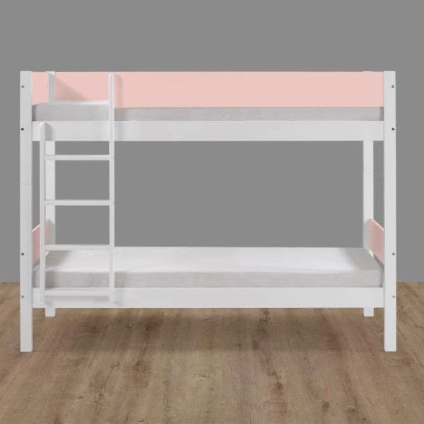 Beliche Branco Laca com Rosa Fit Color - 2