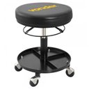 Ver imagem 1 de Banqueta Giratória Regulável para Mecânico com Bandeja Porta Ferramentas Preta Vonder