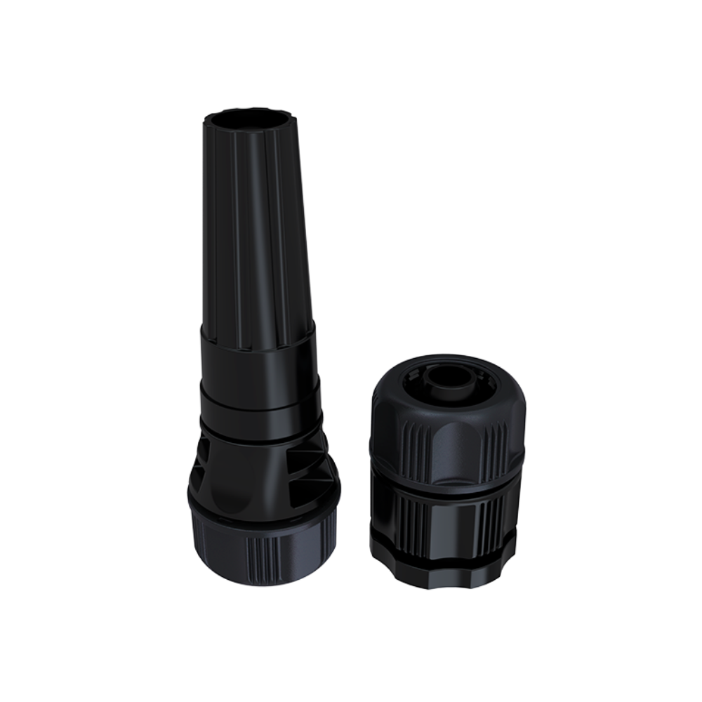 Kit Esguicho Roscável Com Adaptador Roscável 1/2'' e 7/16'' Cor Preto  Durín - 1