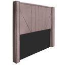 Ver imagem 1 de Cabeceira Solteiro 90 Cm Para Cama Box Linho Rosê