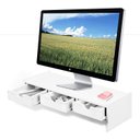 Ver imagem 1 de Suporte para Monitor , Prateleira para Computador com 3 Gavetas