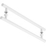 Puxador Branco Para Porta De Vidro Madeira Pivotante 1.20 Mt - 3