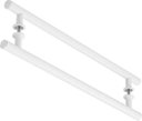 Ver imagem 3 de Puxador Branco Para Porta De Vidro Madeira Pivotante 50cm