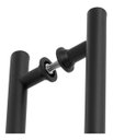 Ver imagem 3 de Puxador Preto Para Porta De Vidro E Madeira 80cm