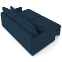 Ver imagem 7 de Sofá Cama Retrátil para Sala de Estar 174cm Una K01 Veludo Azul Marinho - Lyam Decor