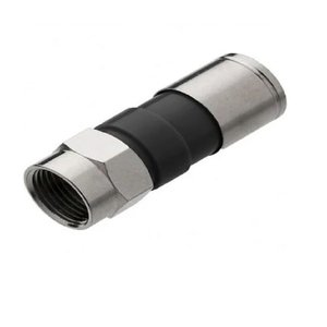 Kit com 10 Conector F de Compressão Rg-6
