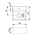 Ver imagem 5 de Cuba de Apoio 30x30cm com Mesa Roca T7 Terra Cafe A32787x660