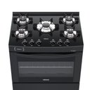 Ver imagem 2 de FOGAO 5 BOCAS VENAX DELPLUS VITREO BL PRETO FOSCO GAS GLP