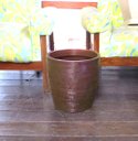 Ver imagem 2 de Vaso Planta 30x30 Oval Moderno Polietileno - FERRUGEM 017