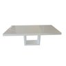 Mesa de Jantar em Resina Cor Branca Modelo Savana 2,00x0,90 - 1