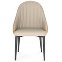 Ver imagem 6 de Kit 2 Cadeiras de Jantar Estofada Design La Martina - Bege