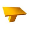 Mesa de Jantar em Resina Cor Amarela Modelo Verona 1,20x0,80 - 1