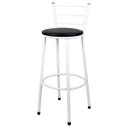 Ver imagem 1 de Banqueta Alta para Cozinha Branca Assento Branca