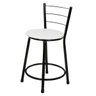 Banqueta Baixa Para Cozinha Preto Assento  - 1