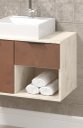 Ver imagem 4 de Conjunto de Banheiro Berton Itapema 70cm Atenna/camelo