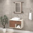 Ver imagem 1 de Conjunto de Banheiro Berton Itapema 70cm Atenna/camelo