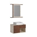 Ver imagem 2 de Conjunto de Banheiro Berton Itapema 70cm Atenna/camelo