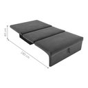 Ver imagem 3 de Sofá Cama 2 Lugares Belize Suede Cinza