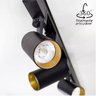 Trilho Eletrificado 1M + 3 Spot LED 10W 3000K Bivolt Preto - 2