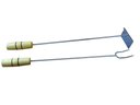Ver imagem 2 de Espetos Para Churrasco 6 Un + Rastelo Para Brasa + Garfo 49 cm