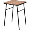 Conjunto de Mesa e 4 Bancos para Varanda Pequena Madeira e Aço - 4