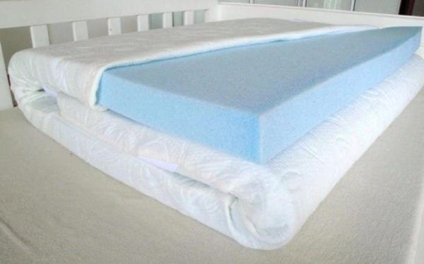 Pillow Top Para Berço Viscoelástico Gel Infusion 0,70 x 1,30 com 5cm - 1