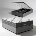 Ver imagem 5 de Cama Box Baú com Colchão de Espuma D33 Ortobom Airtech Ortopillow 100 Queen 158cm
