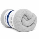 Ver imagem 3 de Manta Peseira para Cama Sofá Antialérgica Bouclé Cinza 1,30x1,50m - Camesa