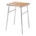 Ver imagem 2 de Conjunto de Mesa e 2 Bancos Cromado para Varanda Gourmet