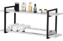 Ver imagem 1 de Nicho Prateleiras Para Banheiro 60cm Black com Branco