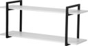 Ver imagem 2 de Nicho Prateleiras Para Banheiro 60cm Black com Branco