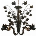 Ver imagem 1 de Luminária de Ferro Florida Delicada Decorativa para Quarto Infantil - Verniz